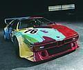 Andy Warhol, Art Car, 1979 - BMW M1 Gruppe 4 Rennversion.